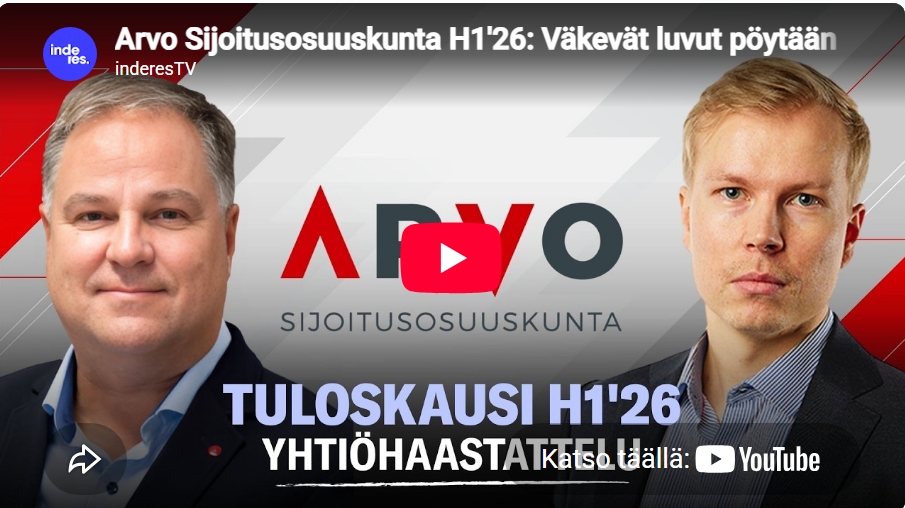 Analyysit Arvon puolivuosikatsauksesta 1-6/2026